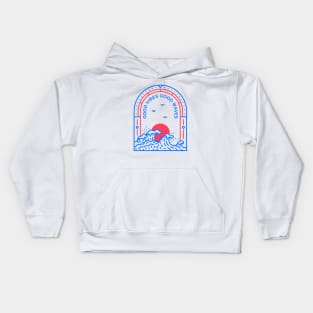 Good Vibes Good Waves 2 Kids Hoodie